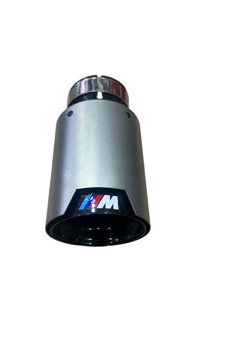 BMW 90 MM TEKLİ GRİ İTHAL EGZOZ UCU