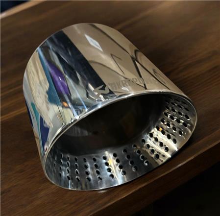 AKRAPOVİÇ 100MM İÇİ DELİKLİ İTHAL KROM TEKLİ EGZOZ UCU