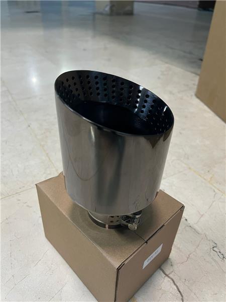 AKRAPOVİÇ 100 MM  İTHAL İÇİ DELİKLİ TİTANYUM TEKLİ EGZOZ UCU